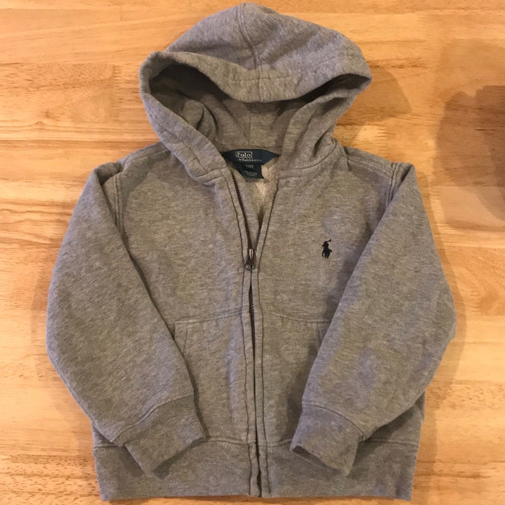 Toddler POLO RL zip up hoodie sweatshirt